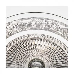 Wadiga Vaisselle De Noël Présentoir à Gâteau / Tarte Sur Pied Rond En Verre Romance - 22x22x7cm -saladiers et coupelles Soldes presentoir a gateau tarte sur pied rond en verre romance 22x22x7cm 2