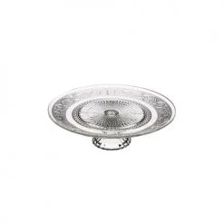 Wadiga Plats, Saladiers Et Coupelles Présentoir à Gâteau / Tarte Sur Pied Rond En Verre Romance - 25x25x8cm -saladiers et coupelles Soldes presentoir a gateau tarte sur pied rond en verre romance 25x25x8cm 1