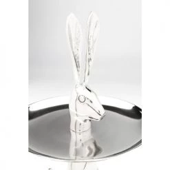 Kare Design Plats, Saladiers Et Coupelles Présentoir à Gâteaux 2 Niveaux Lapin En Alu -saladiers et coupelles Soldes presentoir a gateaux 2 niveaux lapin en alu 3
