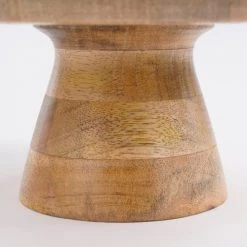 Mica Decorations Plats, Saladiers Et Coupelles Présentoir à Gâteaux En Bois Brun Clair D30 -saladiers et coupelles Soldes presentoir a gateaux en bois brun clair d30 3