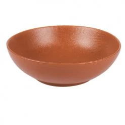 Table Passion Plats, Saladiers Et Coupelles Saladeir Terra 24 Cm En Grès Orange