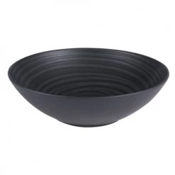 Table Passion Plats, Saladiers Et Coupelles Saladier 24 Cm En Grès Noir