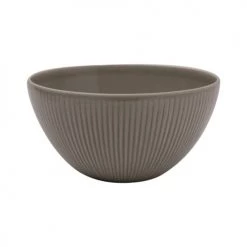 Table Passion Plats, Saladiers Et Coupelles Saladier Bohémia 20 Cm En Grès Gris