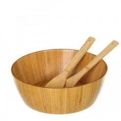 Wadiga Plats, Saladiers Et Coupelles Saladier En Bambou Avec Couverts De Service