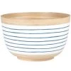 Maisons Du Monde Plats, Saladiers Et Coupelles Saladier En Bambou Bleu Et Blanc -saladiers et coupelles Soldes saladier en bambou bleu et blanc 1000 0 30 223890 1