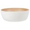 Maisons Du Monde Vaisselle De Noël Saladier En Bambou Coloris Blanc Et Naturel -saladiers et coupelles Soldes saladier en bambou coloris blanc et naturel 1000 6 30 194452 1