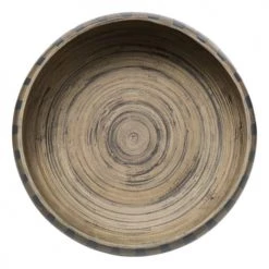 Five Simply Smart Plats, Saladiers Et Coupelles Saladier En Bambou Rayé -saladiers et coupelles Soldes saladier en bambou raye 1