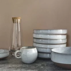 Maisons Du Monde Vaisselle De Noël Saladier En Faïence Grise -saladiers et coupelles Soldes saladier en faience grise 1000 7 30 201627 4