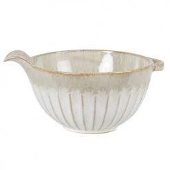 Maisons Du Monde Plats, Saladiers Et Coupelles Saladier En Grès Dégradé Gris Et Blanc