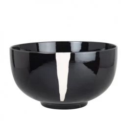 Maisons Du Monde Plats, Saladiers Et Coupelles Saladier En Grès Noir Et Beige