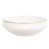 Maisons Du Monde Plats, Saladiers Et Coupelles Saladier En Porcelaine Blanche Et Doré -saladiers et coupelles Soldes saladier en porcelaine blanche et dore 1000 9 14 217150 1