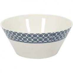 The Home Deco Factory Plats, Saladiers Et Coupelles Saladier En Porcelaine Cottage 24 Cm Bleu