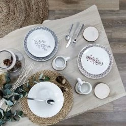 The Home Deco Factory Plats, Saladiers Et Coupelles Saladier En Porcelaine Cottage 24 Cm Bleu -saladiers et coupelles Soldes saladier en porcelaine cottage 24 cm bleu 3