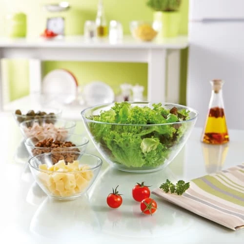 Luminarc Plats, Saladiers Et Coupelles Saladier En Verre Empilable 23cm 4 Luminarc Plats, Saladiers Et Coupelles Saladier En Verre Empilable 23cm – Image 2