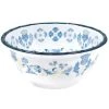 Les Jardins De La Comtesse Plats, Saladiers Et Coupelles Saladier Profond En Mélamine Pure Bleu Et Beige 25 Cm -saladiers et coupelles Soldes saladier profond en melamine pure bleu et beige 25 cm
