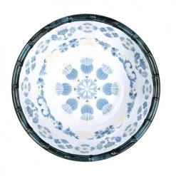 Les Jardins De La Comtesse Plats, Saladiers Et Coupelles Saladier Profond En Mélamine Pure Bleu Et Beige 25 Cm -saladiers et coupelles Soldes saladier profond en melamine pure bleu et beige 25 cm 2