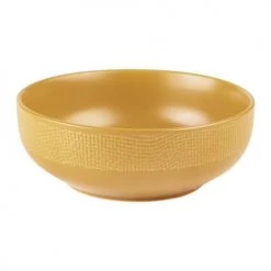 Table Passion Plats, Saladiers Et Coupelles Saladier Safran 16,5 Cm En Grès Jaune