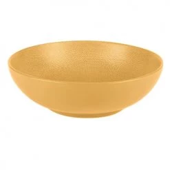 Table Passion Plats, Saladiers Et Coupelles Saladier Safran 24 Cm En Grès Jaune