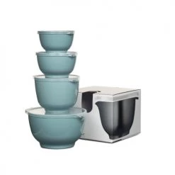 Rosti Plats, Saladiers Et Coupelles Saladiers En Plastique Bleu Ciel - Lot De 4 -saladiers et coupelles Soldes saladiers en plastique bleu ciel lot de 4 1