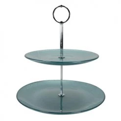 Sibo Homeconcept Plats, Saladiers Et Coupelles Serviteur 2 Plats En Verre Pressé 14 Cm