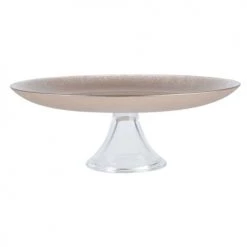 Maisons Du Monde Vaisselle De Noël Serviteur En Verre Beige Doré