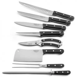 Sabatier Trompette Découpe Set 8 Couteaux De Boucher -saladiers et coupelles Soldes set 8 couteaux de boucher 1