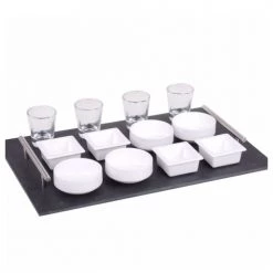 Wadiga Plats Apéritif Et Accessoires Set Amuse-bouches - 13 Pièces