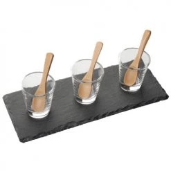 Wadiga Plats Apéritif Et Accessoires Set Amuse-bouches 7 Pièces