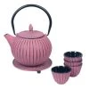 Signes Grimalt Théières Set Cadeau Théière Japonaise Rose En Fonte 0,85L -saladiers et coupelles Soldes set cadeau theiere japonaise rose en fonte 0 85l