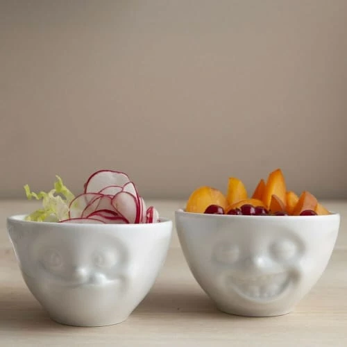 Tassen Plats Apéritif Et Accessoires Set De 2 Mini Bols Gourmand Et Rieur En Porcelaine 100ml 4 Tassen Plats Apéritif Et Accessoires Set De 2 Mini Bols Gourmand Et Rieur En Porcelaine 100ml – Image 2