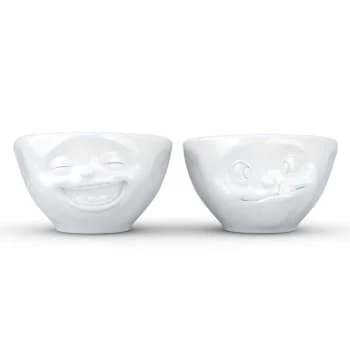 Tassen Plats Apéritif Et Accessoires Set De 2 Mini Bols Gourmand Et Rieur En Porcelaine 100ml 5 Tassen Plats Apéritif Et Accessoires Set De 2 Mini Bols Gourmand Et Rieur En Porcelaine 100ml – Image 3