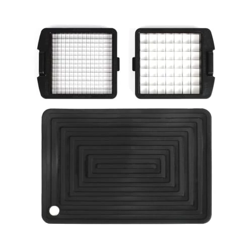 Livoo Découpe Set Mandoline Avec Bac 2,65L En Plastique Bleu 7 Livoo Découpe Set Mandoline Avec Bac 2,65L En Plastique Bleu – Image 5