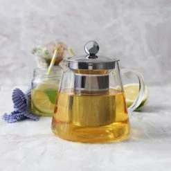 Cristel Théières Théière 1.2L Verre Et Inox -saladiers et coupelles Soldes theiere 1 2l verre et inox 6