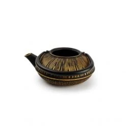 Salt&Pepper Théières Théière 50cl Lignes Or/noir -saladiers et coupelles Soldes theiere 50cl lignes or noir 2