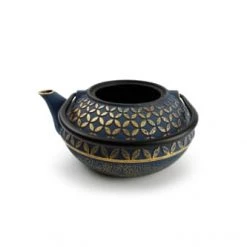 Salt&Pepper Théières Théière 80cl Feuille Or/bleu -saladiers et coupelles Soldes theiere 80cl feuille or bleu 2