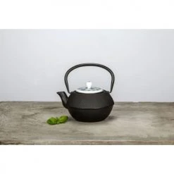 OGO Living Théières Théière Avec Couvercle En Fonte Et Céramique 1,2L -saladiers et coupelles Soldes theiere avec couvercle en fonte et ceramique 1 2l 3