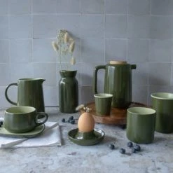 OGO Living Théières Théière Avec Couvercle En Grès Et Bois 900 Ml -saladiers et coupelles Soldes theiere avec couvercle en gres et bois 900 ml 17