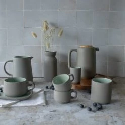 OGO Living Théières Théière Avec Couvercle En Grès Et Bois 900 Ml -saladiers et coupelles Soldes theiere avec couvercle en gres et bois 900 ml 4