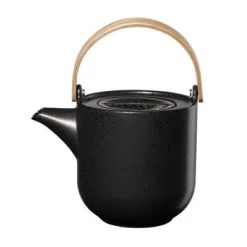 ASA Selection Théières Théière Coppa Minto En Céramique Et Bois 1L -saladiers et coupelles Soldes theiere coppa kuro en ceramique et bois 1l 5