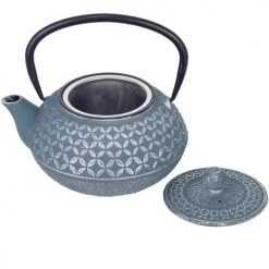 Signes Grimalt Théières Théière De Type Japonaise Gris-bleu En Fonte 0.8 Litre -saladiers et coupelles Soldes theiere de type japonaise gris bleu en fonte 0 8 litre 2