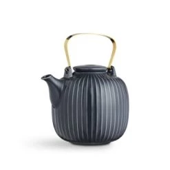 Kähler Design Théières Théière En Céramique Indigo 1,2L -saladiers et coupelles Soldes theiere en ceramique anthracite 1 2l 6