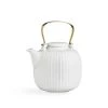 Kähler Design Théières Théière En Céramique Blanche 1,2L 2 Kähler Design Théières Théière En Céramique Blanche 1,2L -saladiers et coupelles Soldes theiere en ceramique blanche 1 2l