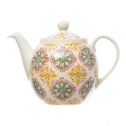 Chehoma Théières Théière En Céramique Jaune Et Vert