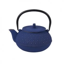 Trend'up Théières Théière En Fonte Avec Filtre 0,8l Bleu