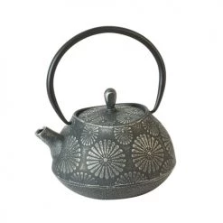 Trend'up Théières Théière En Fonte Avec Filtre Inox 1.1 L Silver Gris