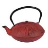 Table Passion Théières Théière En Fonte Avec Filtre Inox 1.2 L Rouge -saladiers et coupelles Soldes theiere en fonte avec filtre inox 1 2 l rouge