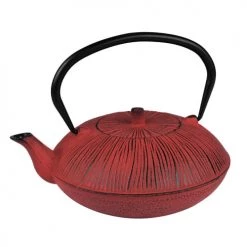 Table Passion Théières Théière En Fonte Avec Filtre Inox 1.2 L Rouge