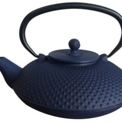 Novastyl Théières Théière En Fonte Bleue 0,8L