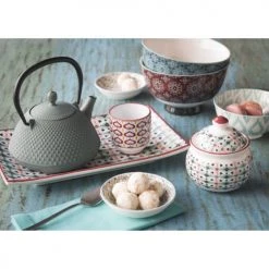 Maisons Du Monde Théières Théière En Fonte Bleue -saladiers et coupelles Soldes theiere en fonte bleue 1000 11 37 150138 8