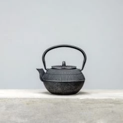 Novastyl Théières Théière En Fonte Noire 1,2L -saladiers et coupelles Soldes theiere en fonte noire 1 2l 2